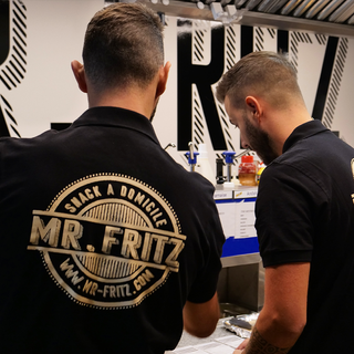 Antoni et Michael, gérant de Mr Fritz