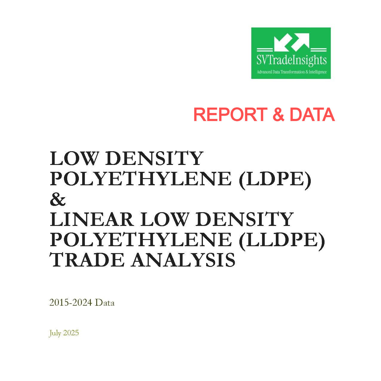 LDPE and LLDPE Trade Analysis Cover Page