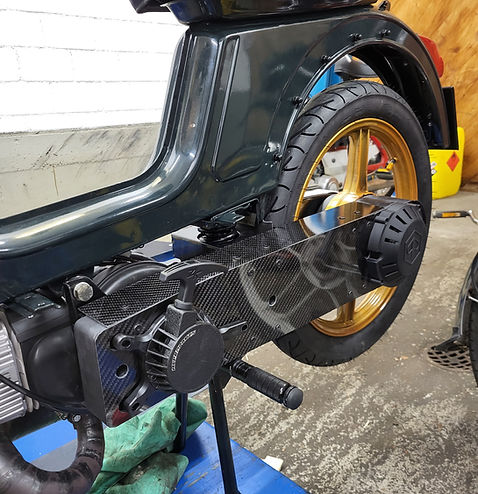 Piaggio Boxer Seitenschutz
