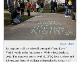 Iowa City, Johnson County pass proclamations supporting transgender rights on Transgender Day
