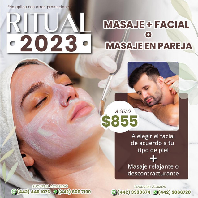 Masaje en pareja promocion top