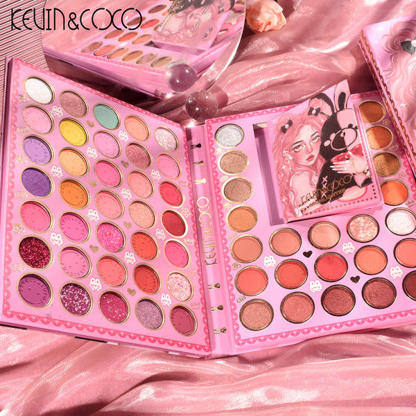 Miniatura: PALETA DE SOMBRAS 62 COLORES Y PALETA DE ILUMINADORES
