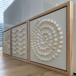 Muscheln auf Leinwand