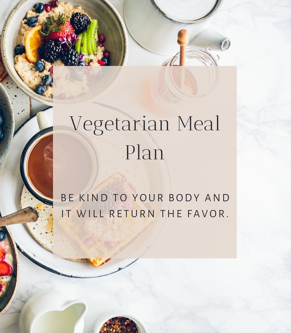 Vegetarian Meal Plan