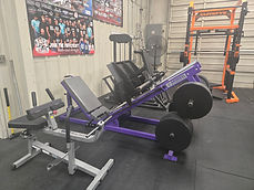 Grimace the Leg Press