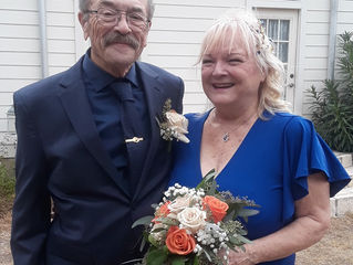 Happiness as a couple is palpable with these two. It was an honor to have their wedding ceremony at the chapel, and an even greater honor to have performed the rite. Art and Sue are a delight!