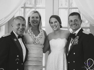 Here's a happy memory from a happy day, and we don't have many of those in black and white!