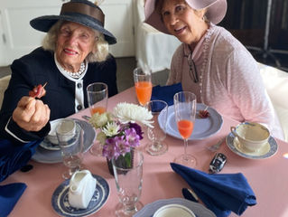 Here's a shot from the November tea that I haven't posted yet! Our delightful Susan and Jane! fun!