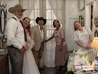 A fun photo from a great wedding! Our bride and groom were very special and so was our service team that made everything function perfectly. All elements were spot on, and we're so very thankful!