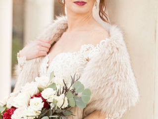 Maybe it's just me, but if I were getting married today, I'd want a fur, parka, scarf, gloves, etc.