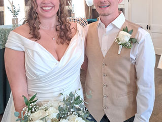 Happiness and fun aren't very hard to find at the Chapel at Caliber Oak! We love the smiles on Audrey and Cody's faces here. Such a great day with a wonderful bride and groom and great guests!