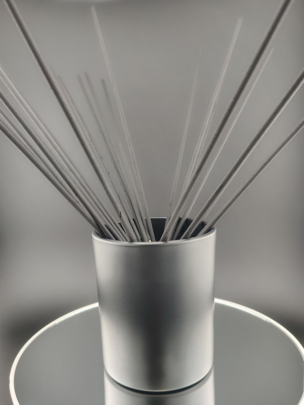 Thumbnail: Pale Horizon hand-dipped floral mineral charcoal incense by Cedar Cove Candle Company Michigan