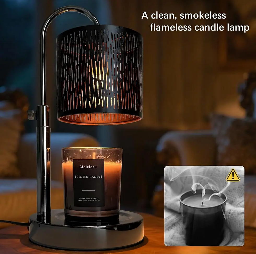 Thumbnail: Noavjax Electronic Candle Warmer Lamp — Adjustable Height, Dimmer & Timer