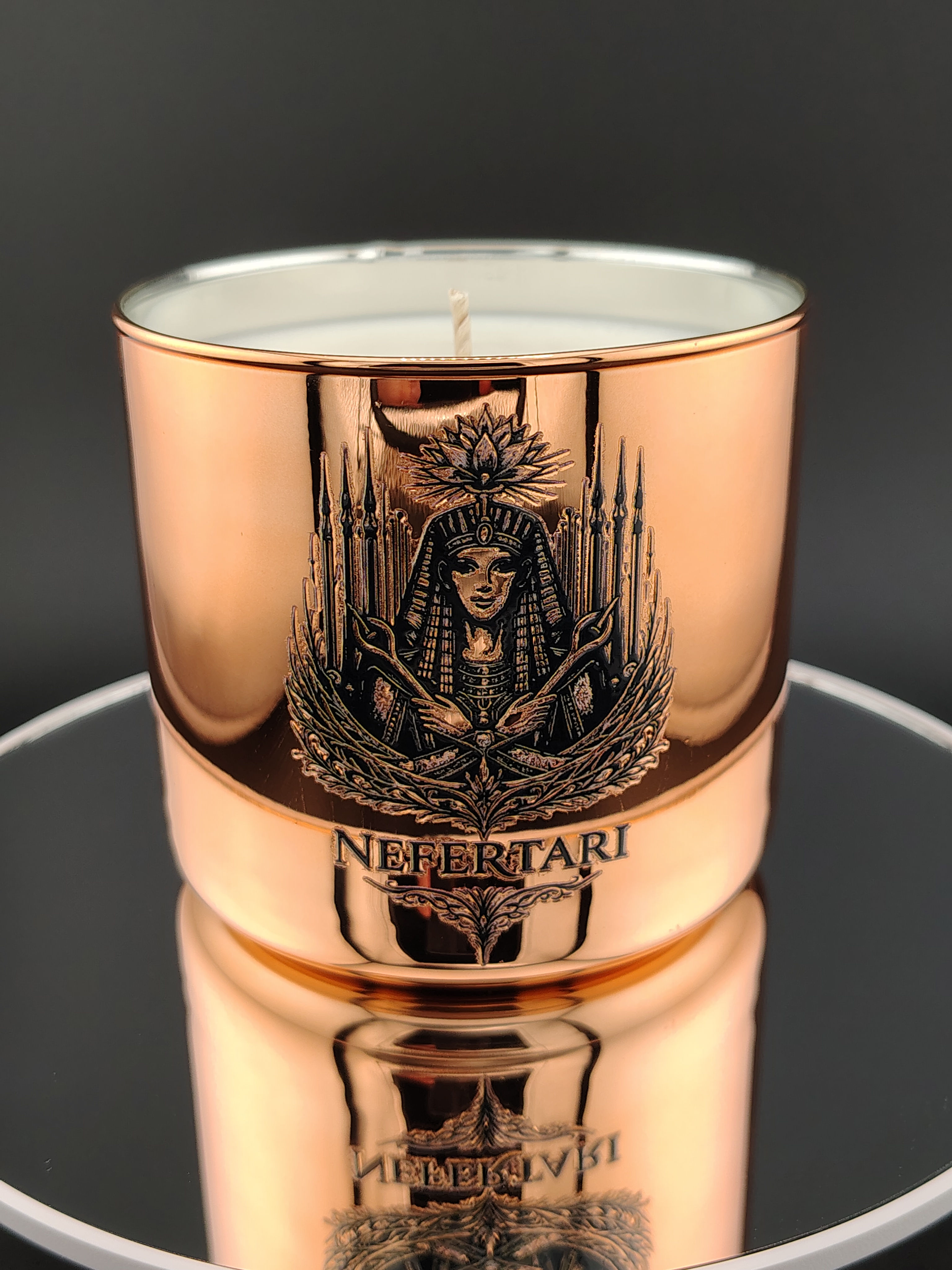 Nefertari – Egyptian Amber Jasmine Luxury Soy Candle