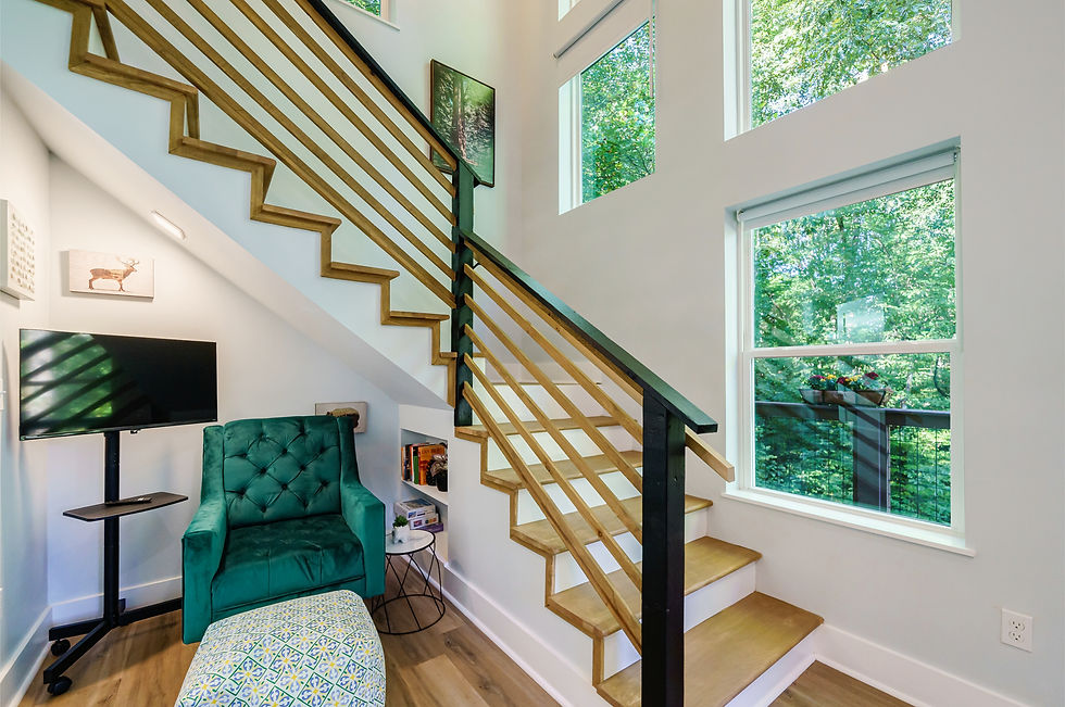 tiny homes stairs