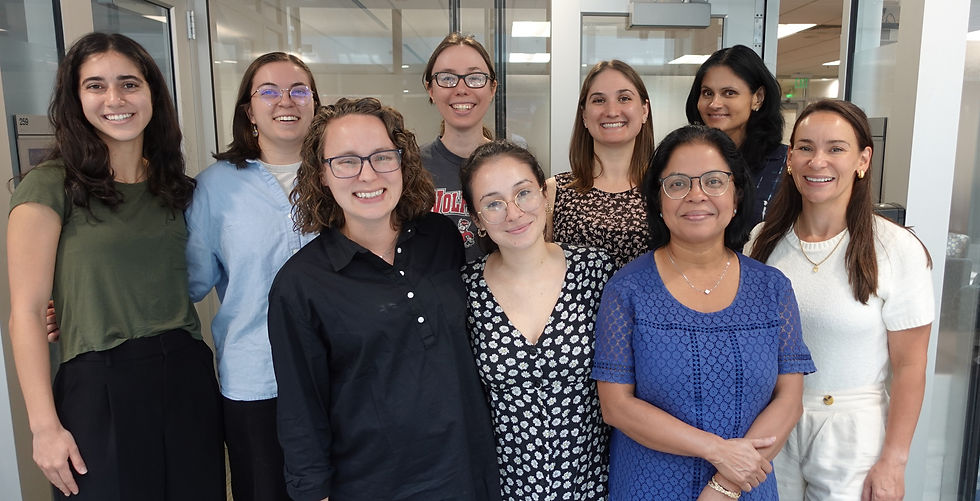 GWHT Team members (L to R) Sarah Mekha, Kerry Eller, Megan Madonna, Katriana von Windheim, Márcia Cunha Dos Santos, Victoria D'Agostino, Neelima Choudhary, Nimmi Ramanujam, and Marlee Krieger
