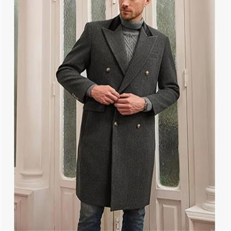 Miniatura: Casaco de Inverno Jaquetas Masculinas Quentes com Forro 