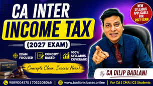 CA Inter: Income Tax