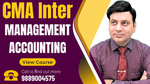 CMA Inter: Management Accounting