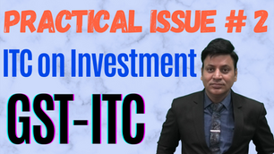 ITC on Investments?
