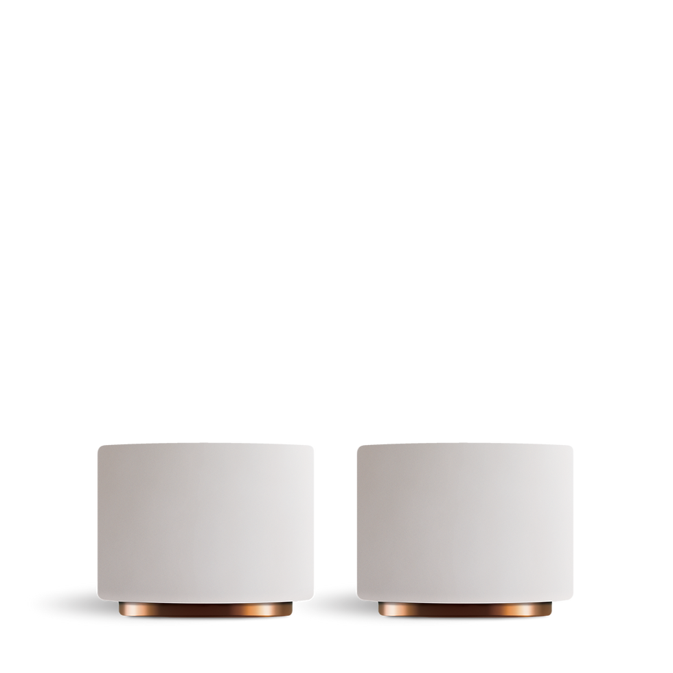 Monty Milk Art Cups: Matte White, Demitasse 3.0 oz