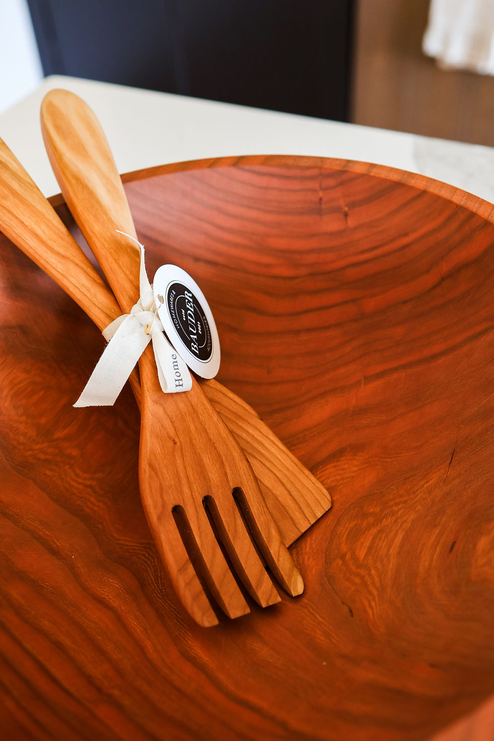 Thumbnail: 12" Cherry Salad Servers
