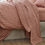 Thumbnail: Sandstone Red Pembroke Stripe - Flat Sheet (King)