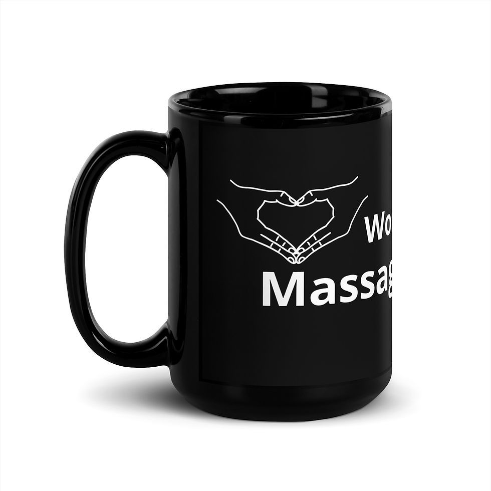 Thumbnail: World's Best Massage Therapist Black Glossy Mug