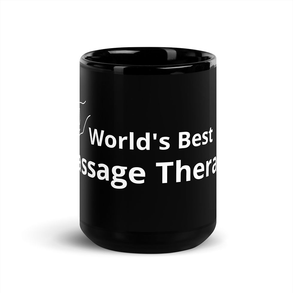 Thumbnail: World's Best Massage Therapist Black Glossy Mug