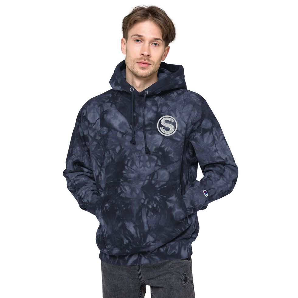 Thumbnail: Unisex Champion tie-dye hoodie