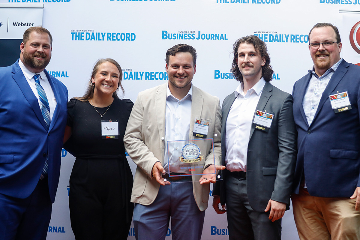 Real Reader Rochester RBJ Reader Rankings #1 Home Health Care Agency in Rochester