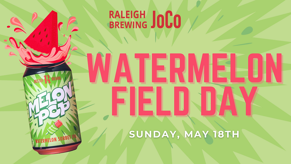 Melon Pop Watermelon Field Day at Raleigh Brewing JoCo