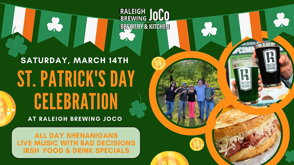 St. Patrick's Day at Raleigh Brewing JoCo