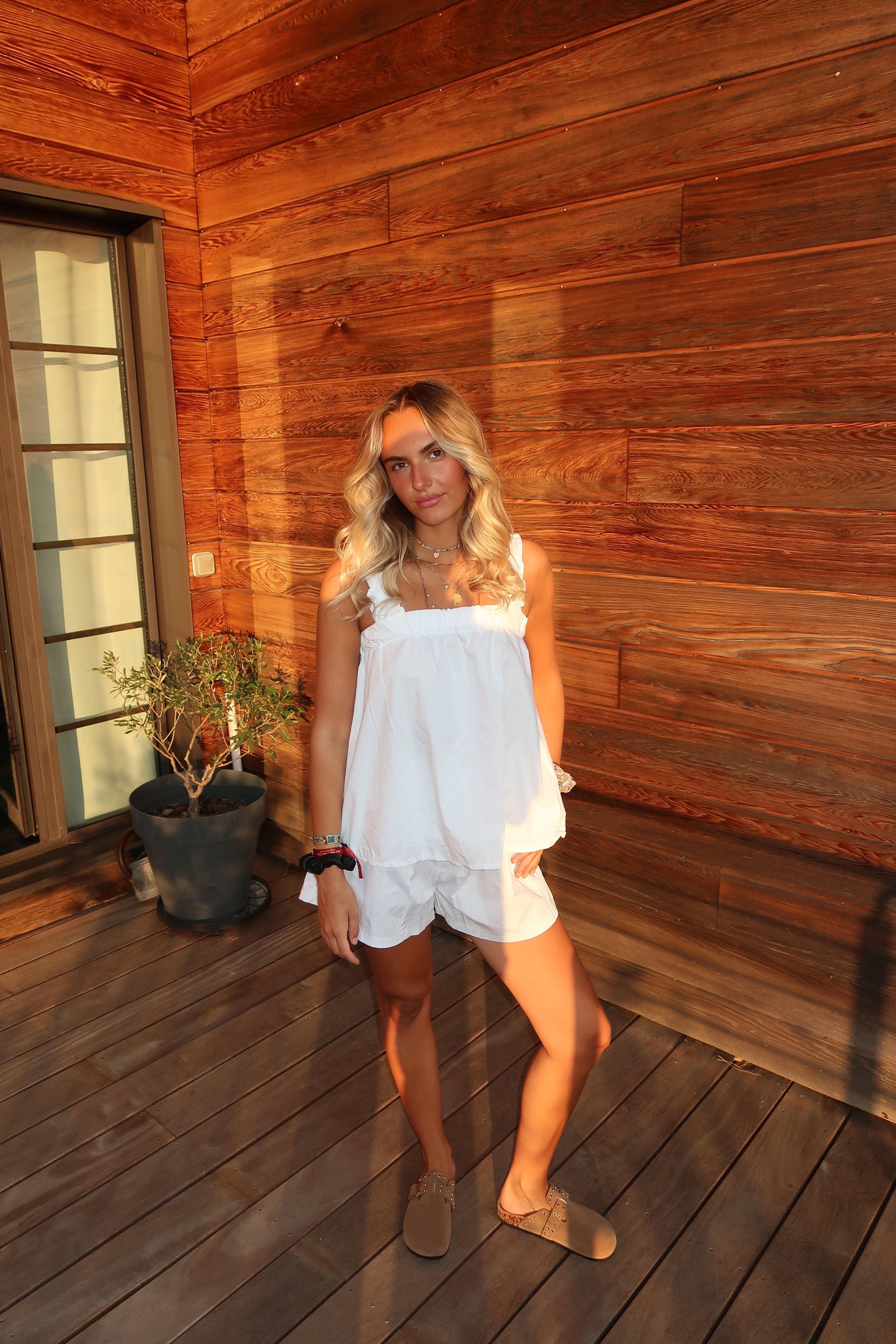 Ensemble short blanc 