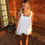 Miniature : Ensemble short blanc 