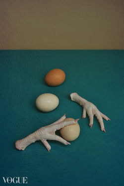 Korze łapki z jajami