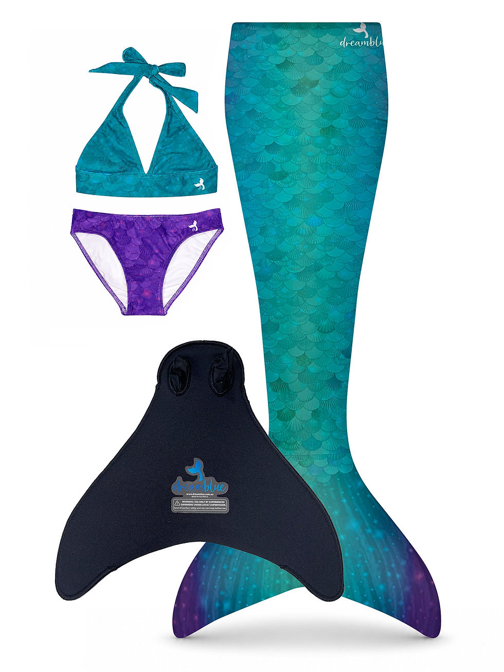 Thumbnail: Ariyah Mermaid Tail, Monofin & Bikini Set