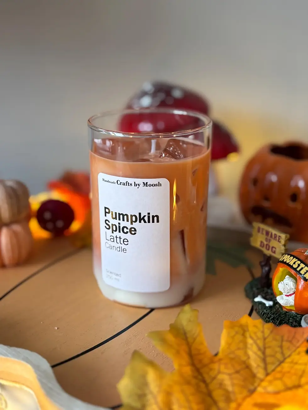 Thumbnail: Pumpkin Spice Iced Latte Realistische kaars