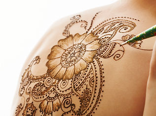 Henna Back Tattoo