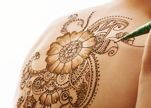 Henna zurück Tätowierung