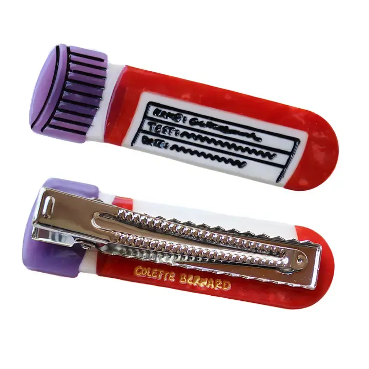 Blood Vial Hair Clip