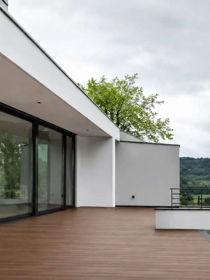 Dielenterrasse aus Holz oder WPC