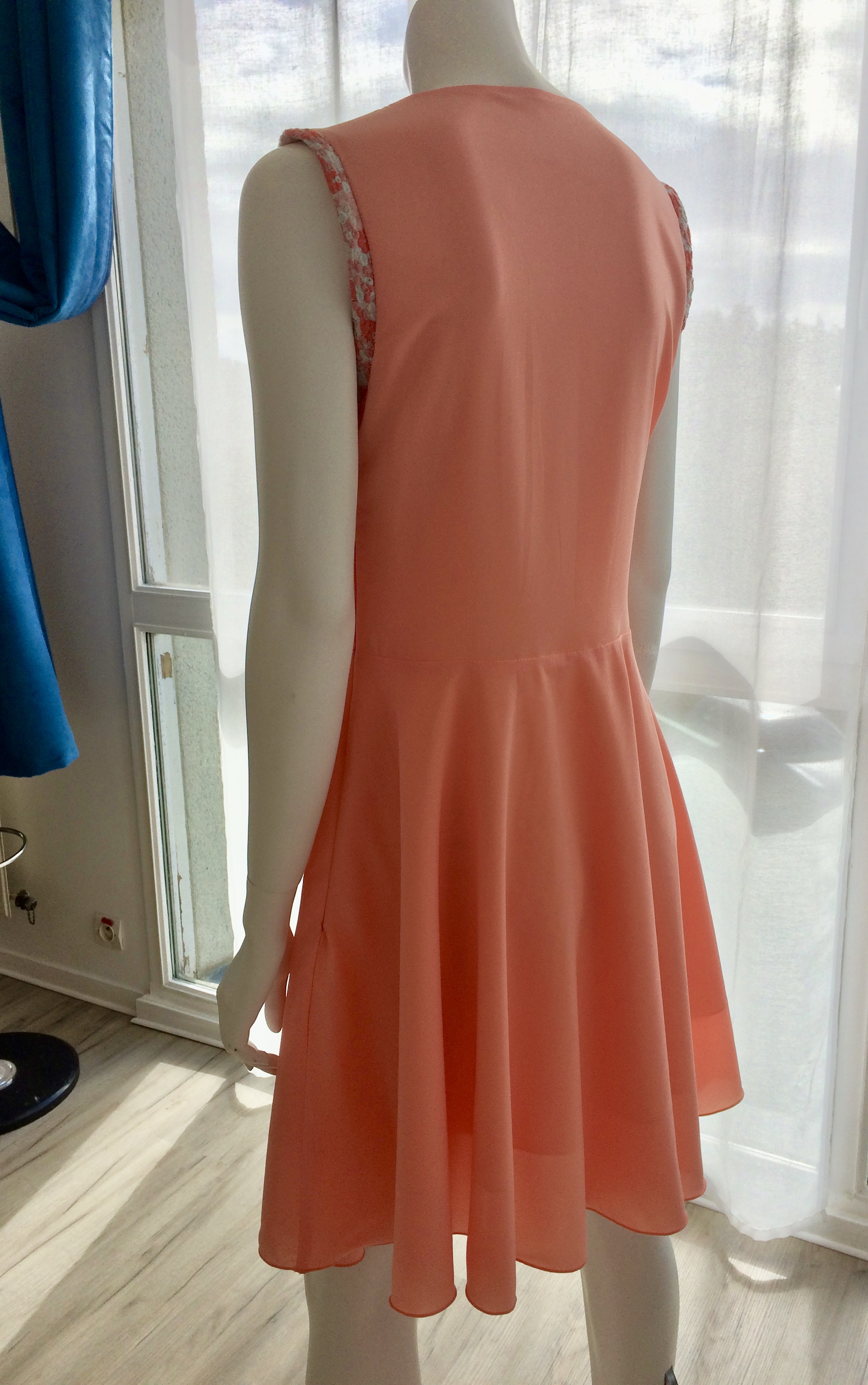Robe "patineuse" réalisée sur mesure