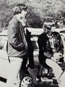 Parking lot ponder-Bobby, David & John