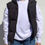 Thumbnail: Sleeveless Bomber Jacket with Hood