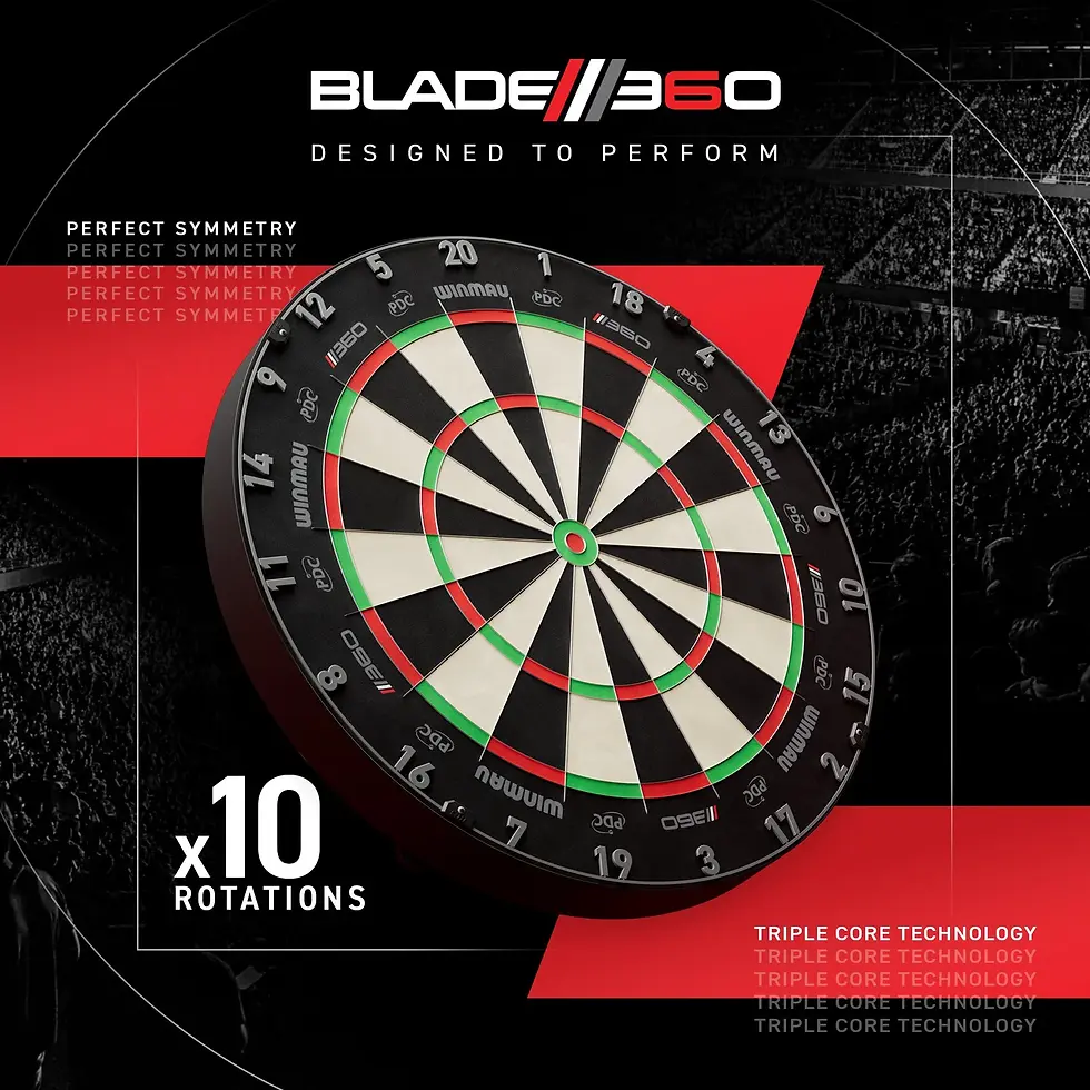 Thumbnail: Winmau Blade6 Triple Core 360° Píluspjald