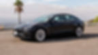 Black Tesla Model 3 Standard Plus Car Rentals in Los Angeles