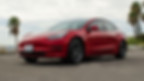 Red Tesla Model 3 Long Range for Rent in Los Angeles