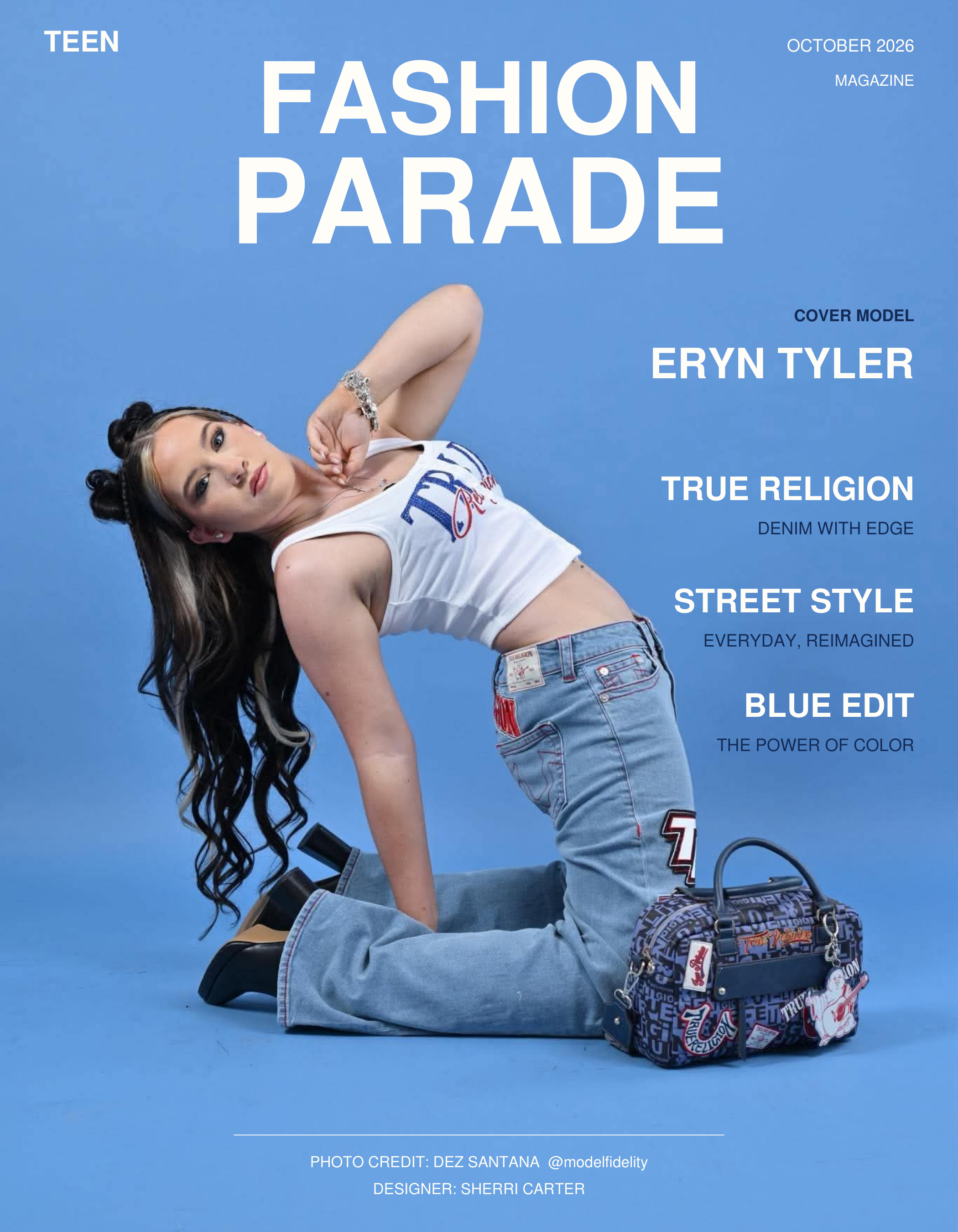 Teen Fashion Parade Magazine Sherri Dvorkin Carter Spotlight