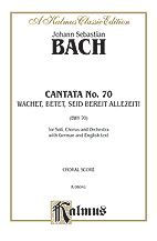 Thumbnail: Cantata No. 70 -- Wachet! betet! betet! wachet! (Watch! Pray! Pray! Watch!)